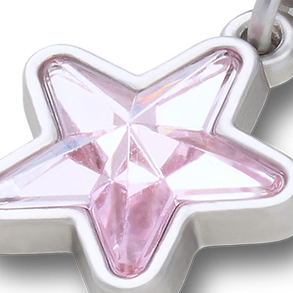 CROCS Jibbitz Purple And Pink Star Dangle Shoes Charm - Supersports Thailand