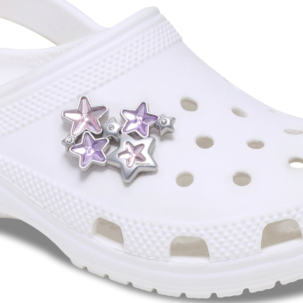 CROCS Jibbitz Purple And Pink Gem Star Cluster Shoes Charm - Supersports Thailand Supersports Thailand