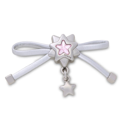 CROCS Jibbitz Silver Bow And Star Dangle Shoes Charm - Supersports Thailand