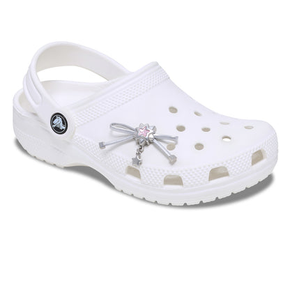 CROCS Jibbitz Silver Bow And Star Dangle Shoes Charm - Supersports Thailand