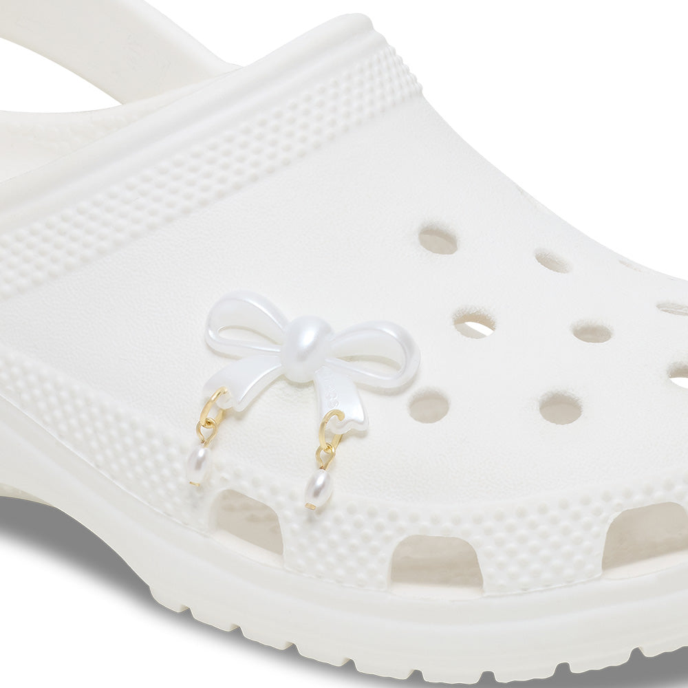 CROCS Jibbitz Bow And Pearl Dangle Shoes Charm - Supersports Thailand