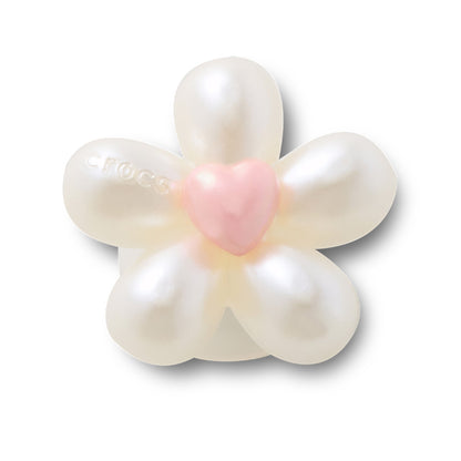CROCS Jibbitz Pearl Flower With Heart Shoes Charm - Supersports Thailand
