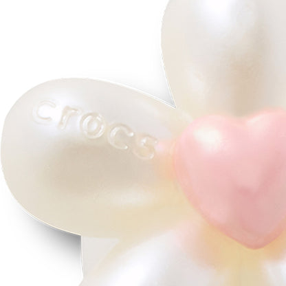 CROCS Jibbitz Pearl Flower With Heart Shoes Charm - Supersports Thailand