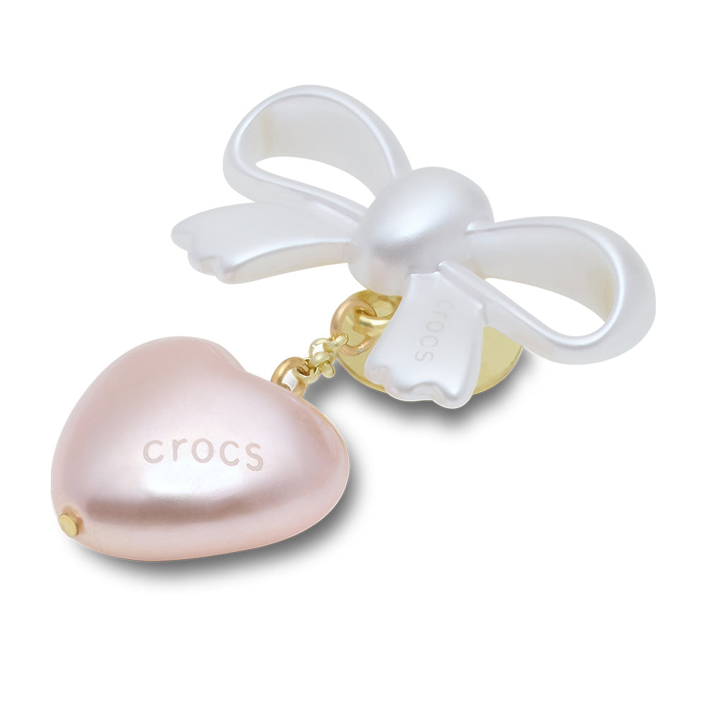 CROCS Jibbitz Bow And Heart Dangle Shoes Charm - Supersports Thailand Supersports Thailand