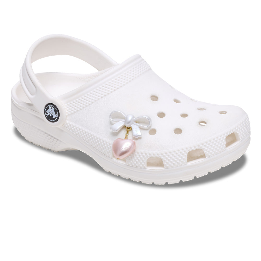CROCS Jibbitz Bow And Heart Dangle Shoes Charm - Supersports Thailand Supersports Thailand