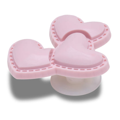 CROCS Jibbitz Triple Pink Metallic Heart Shoes Charm - Supersports Thailand