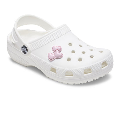 CROCS Jibbitz Triple Pink Metallic Heart Shoes Charm - Supersports Thailand