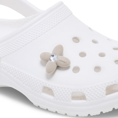 CROCS Jibbitz Rhinestone Flocked 4 Petal Flower Shoes Charm - Supersports Thailand