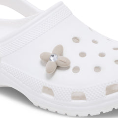 CROCS Jibbitz Rhinestone Flocked 4 Petal Flower Shoes Charm - Supersports Thailand