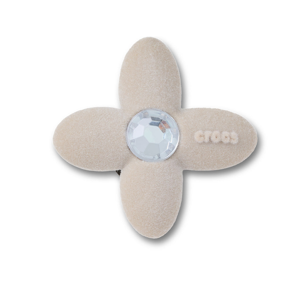 CROCS Jibbitz Rhinestone Flocked 4 Petal Flower Shoes Charm - Supersports Thailand