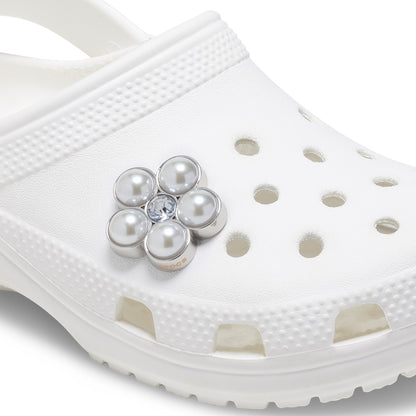 CROCS Jibbitz Celestial Pearl 5 Petal Flower Shoes Charm - Supersports Thailand