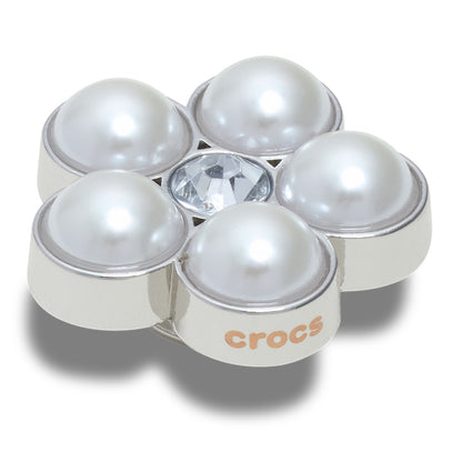 CROCS Jibbitz Celestial Pearl 5 Petal Flower Shoes Charm - Supersports Thailand
