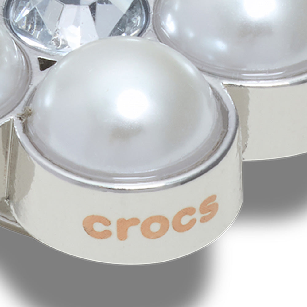 CROCS Jibbitz Celestial Pearl 5 Petal Flower Shoes Charm - Supersports Thailand