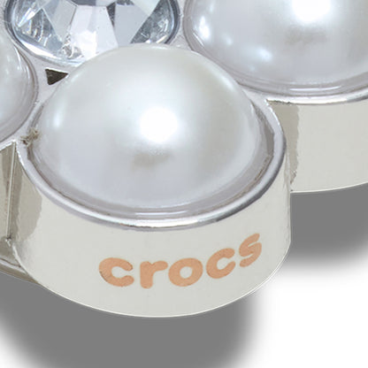 CROCS Jibbitz Celestial Pearl 5 Petal Flower Shoes Charm - Supersports Thailand