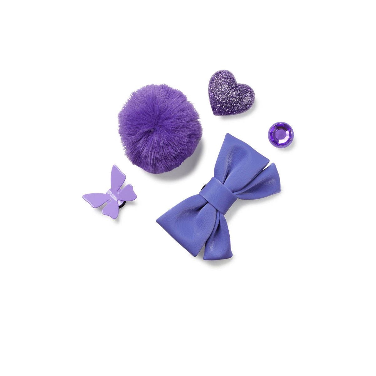 CROCS Jibbitz All Things Purple 5-Pack Shoes Charm - Supersports Thailand Supersports Thailand