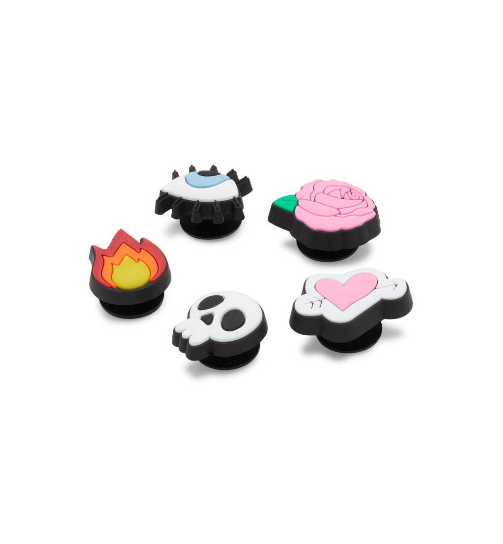 CROCS Jibbitz Hand Drawn 5-Pack Shoes Charm - Supersports Thailand Supersports Thailand