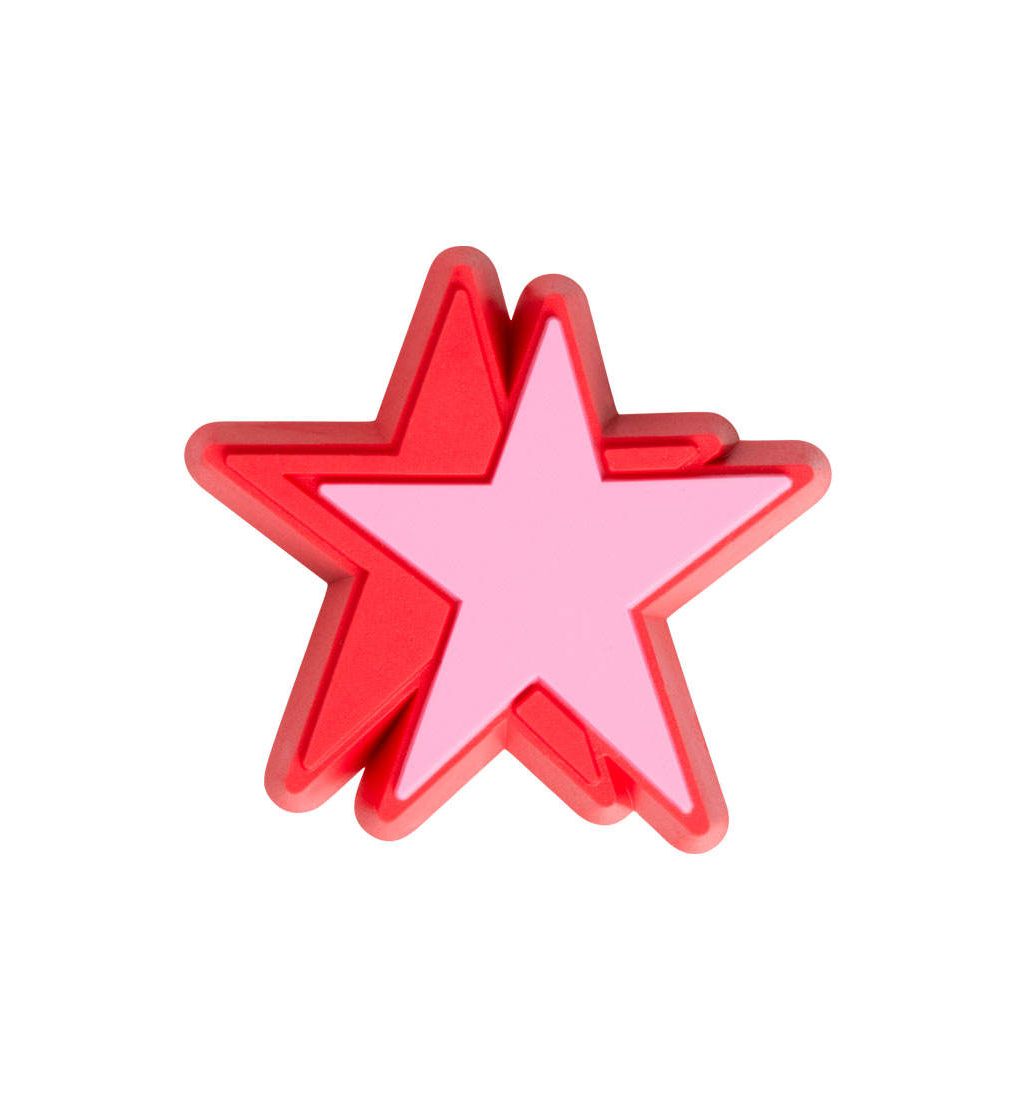 CROCS Jibbitz Pink Star Shoes Charm - Supersports Thailand