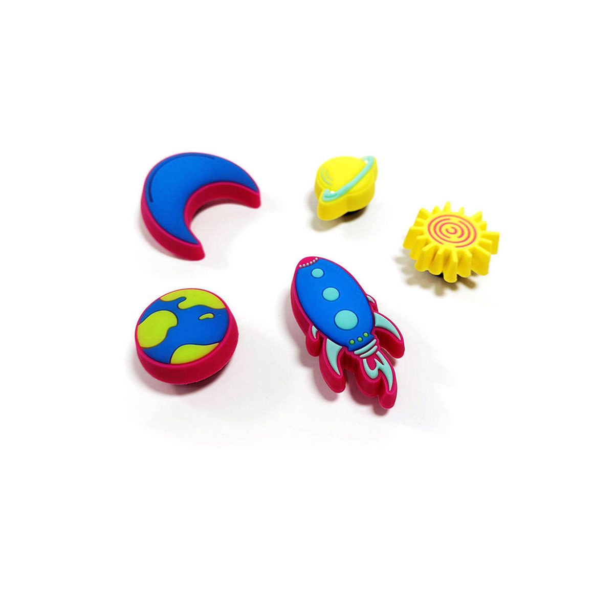 CROCS Jibbitz Lights Up Neon Planets 5-Pack Shoes Charm - Supersports Thailand