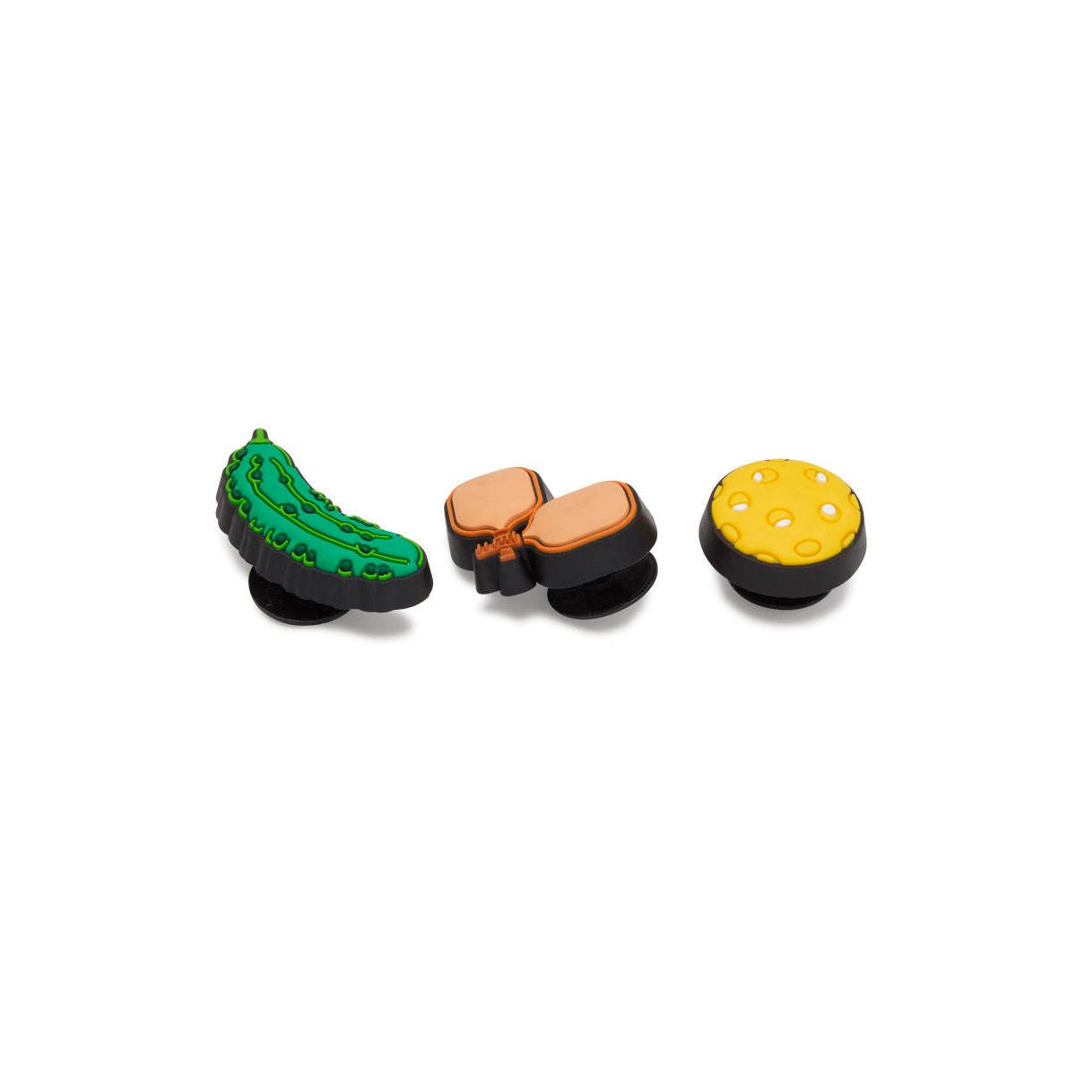 CROCS Jibbitz Pickle Ball 3 Pack Shoes Charm - Supersports Thailand Supersports Thailand