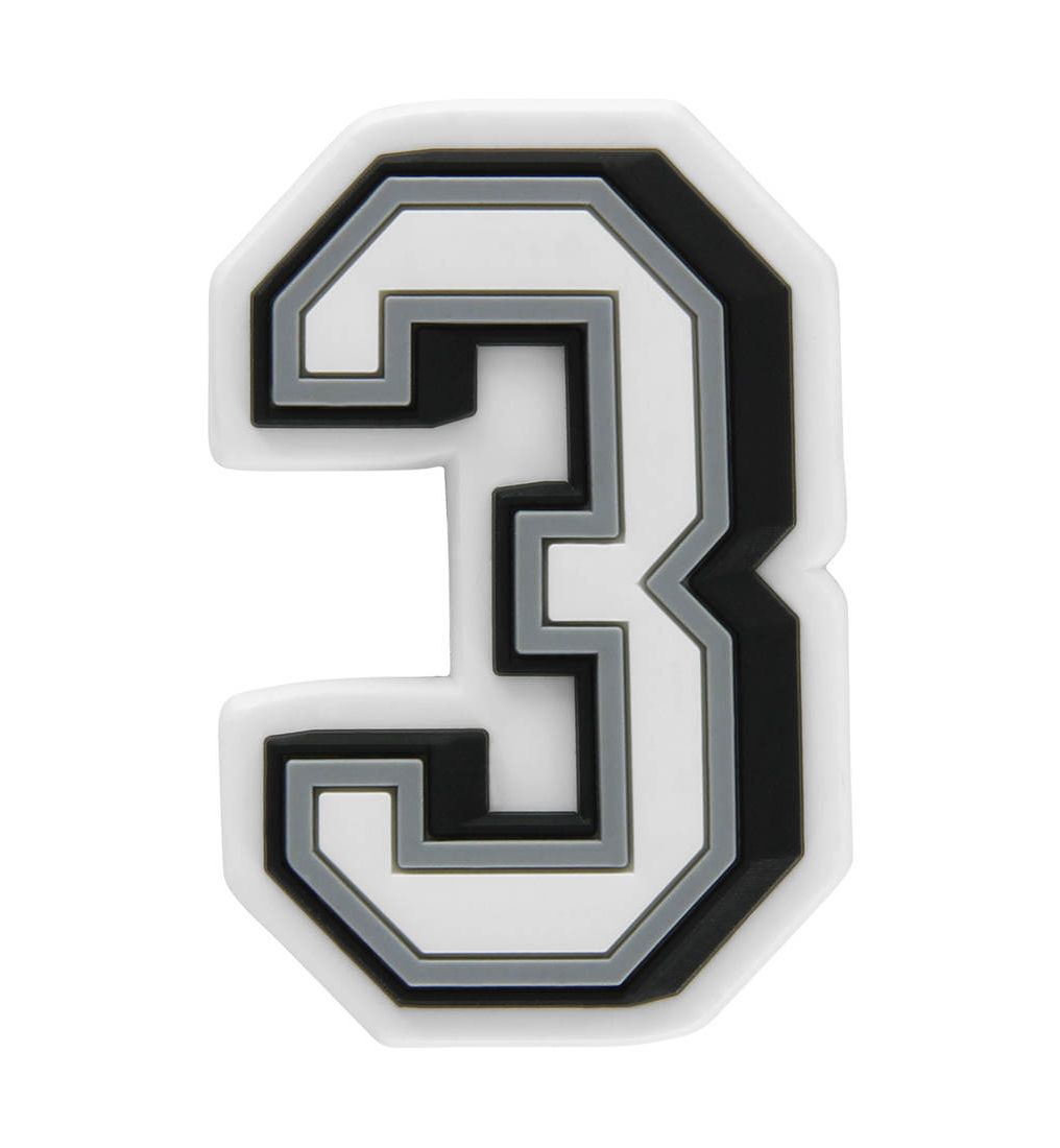 CROCS Jibbitz Number 3 Shoe Charms - Supersports Thailand Supersports Thailand