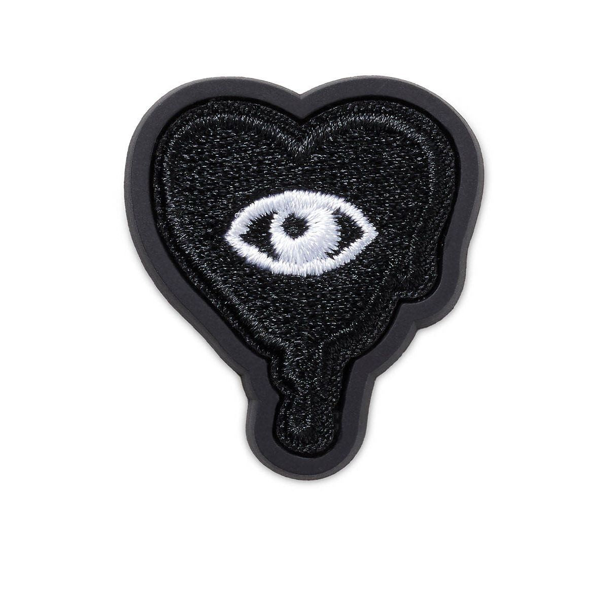 CROCS Jibbitz Dripping Black Heart Patch Shoes Charm - Supersports Thailand Supersports Thailand