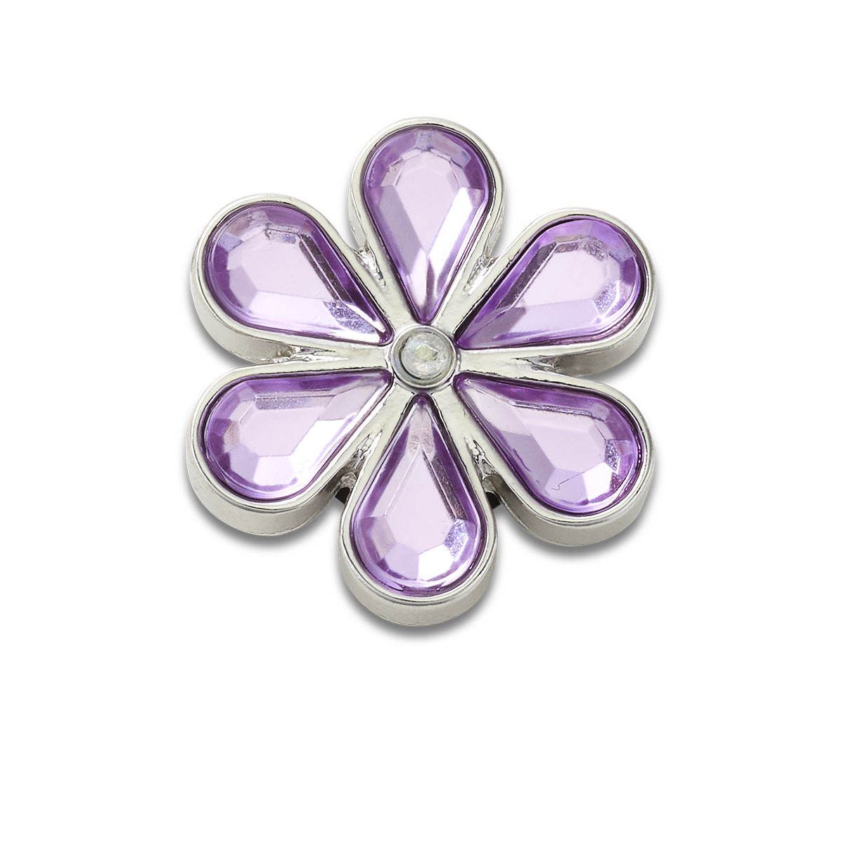 CROCS Jibbitz Purple Blinged Out Daisy Shoes Charm - Supersports Thailand Supersports Thailand
