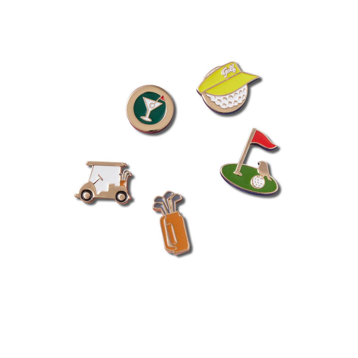 CROCS Jibbitz 19th Hole 5 pack Shoes Charm - Supersports Thailand Supersports Thailand