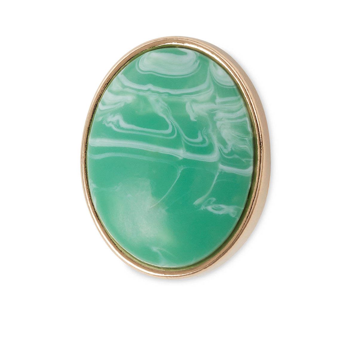 CROCS Jibbitz Green Oval Shoes Charm - Supersports Thailand