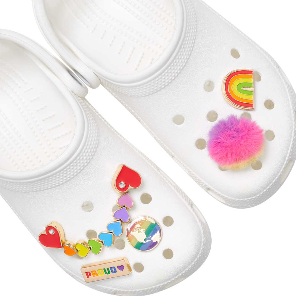 CROCS Jibbitz Pride Proud 5-Pack Shoes Charm - Supersports Thailand