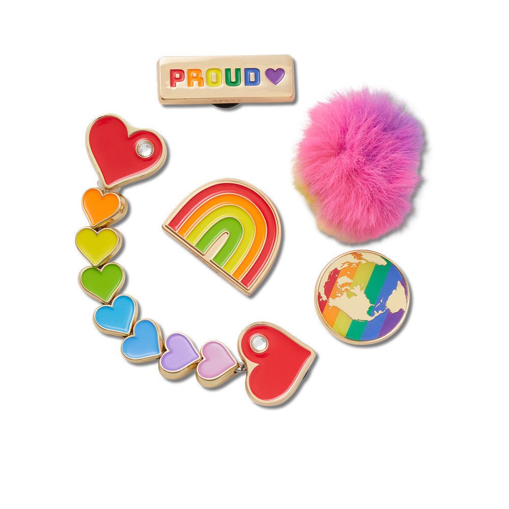 CROCS Jibbitz Pride Proud 5-Pack Shoes Charm - Supersports Thailand Supersports Thailand