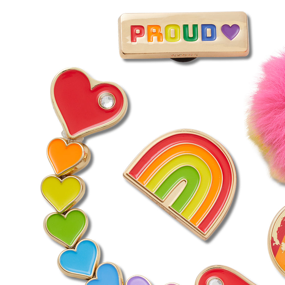 CROCS Jibbitz Pride Proud 5-Pack Shoes Charm - Supersports Thailand