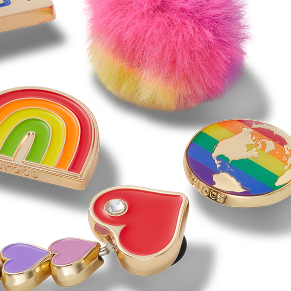 CROCS Jibbitz Pride Proud 5-Pack Shoes Charm - Supersports Thailand