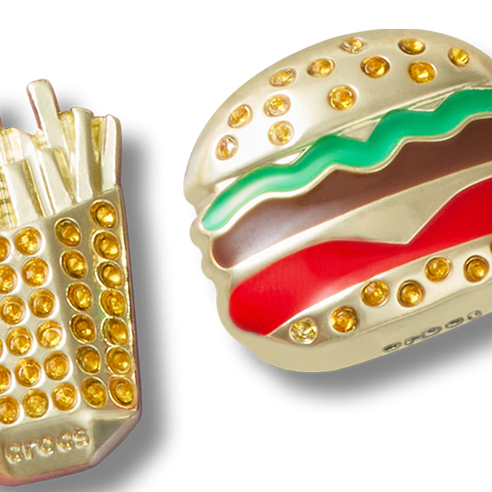 CROCS Jibbitz Gold Spicy Combo 5-Pack Shoes Charm - Supersports Thailand