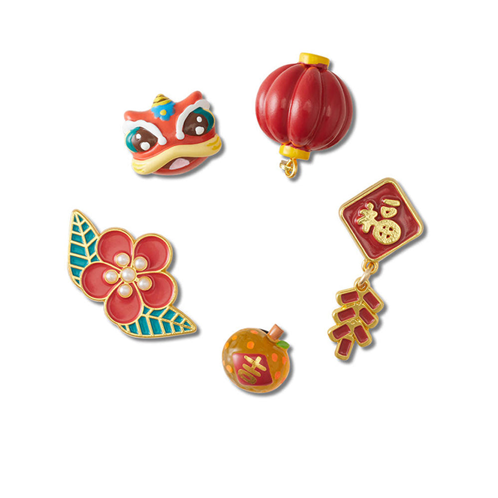CROCS Jibbitz CNY Red Dragon 5-Pack Shoes Charm - Supersports Thailand Supersports Thailand