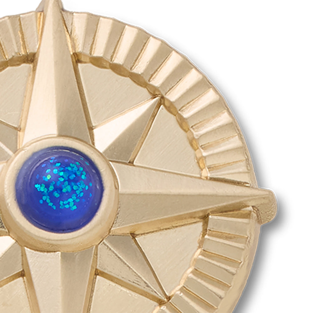 CROCS Jibbitz Gold Star Navy Gem Shoes Charm - Supersports Thailand
