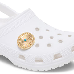 CROCS Jibbitz Gold Turquoise Western Stud Shoes Charm - Supersports Thailand