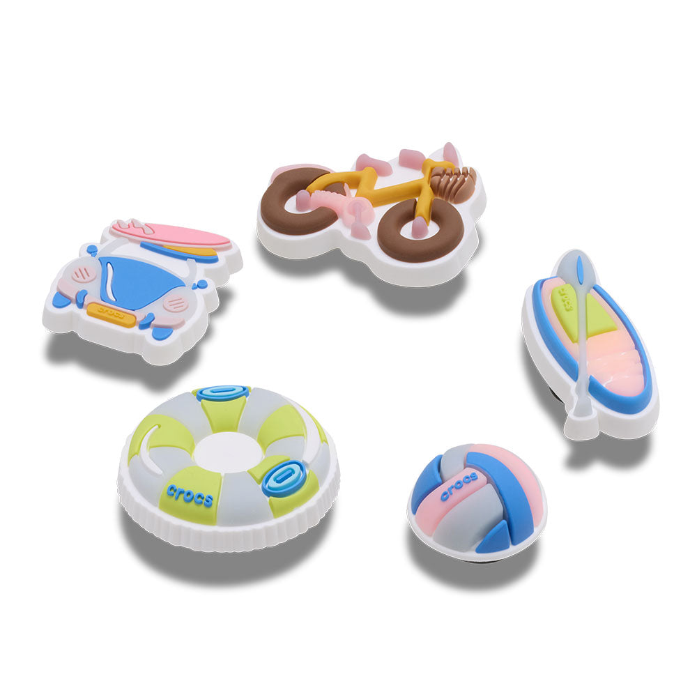 CROCS Jibbitz UV Changing Beach 5-Pack Shoes Charm - Supersports Thailand Supersports Thailand