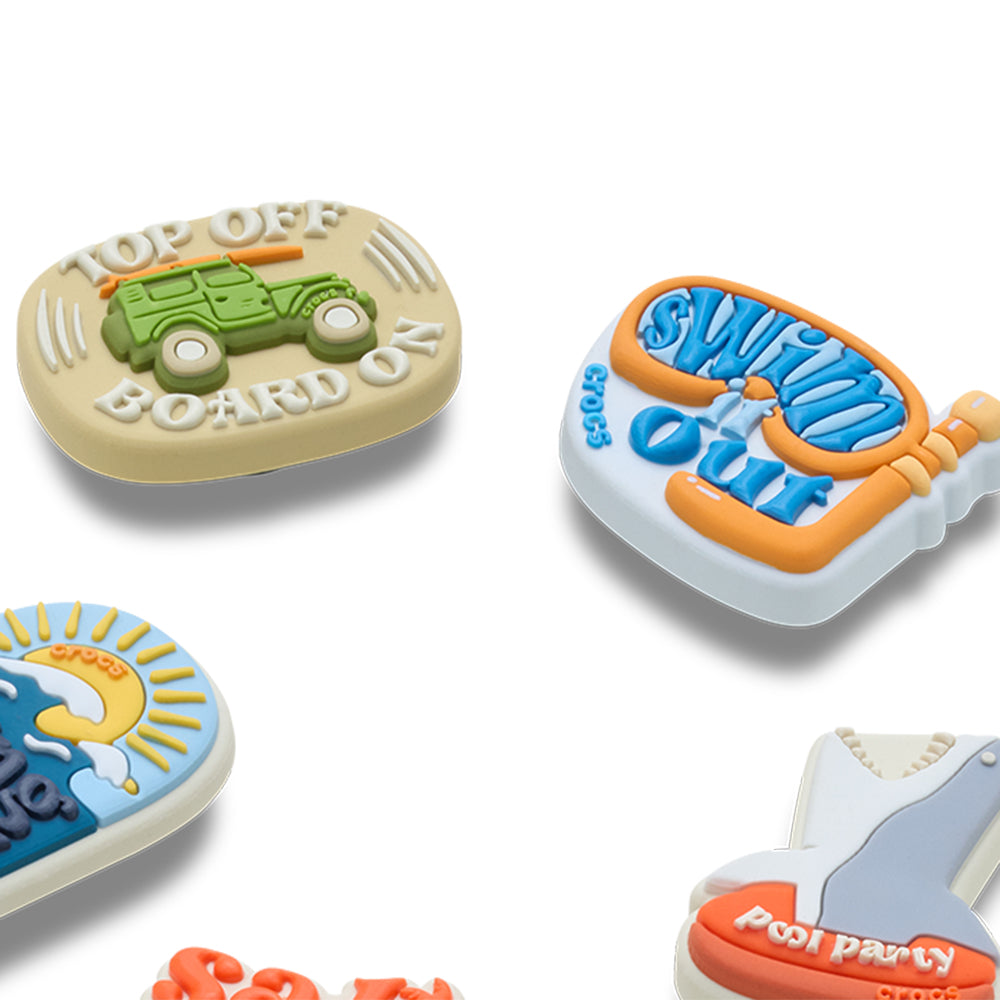 CROCS Jibbitz Irreverent Summer Icons 5-Pack Shoes Charm - Supersports Thailand Supersports Thailand