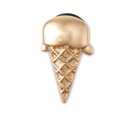 CROCS Jibbitz Gold Ice Cream Cone Shoes Charm - Supersports Thailand