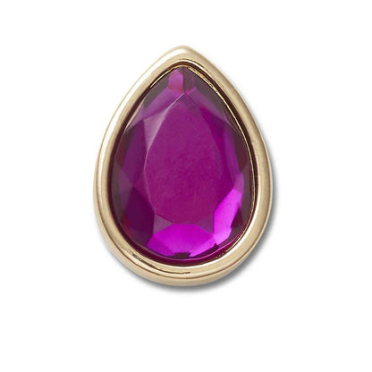 CROCS Jibbitz Purple Tear Drop Gem Shoes Charm - Supersports Thailand