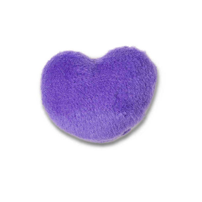 CROCS Jibbitz Purple Fuzzy Heart Shoes Charm - Supersports Thailand