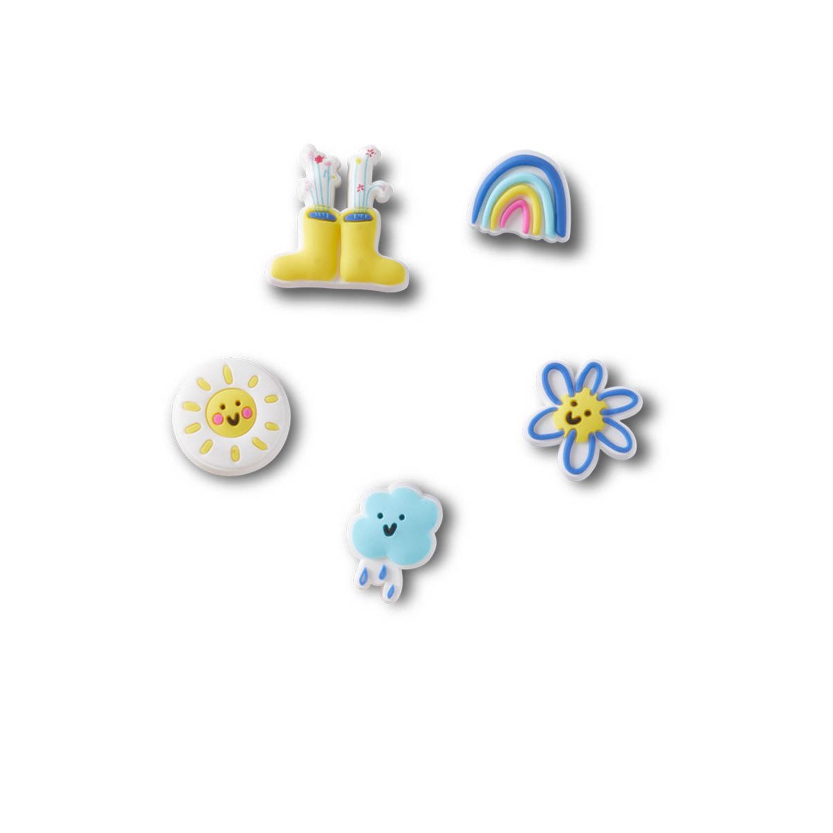 CROCS Jibbitz Fresh Prep Outside Doodle 5-Pack Shoes Charm - Supersports Thailand Supersports Thailand
