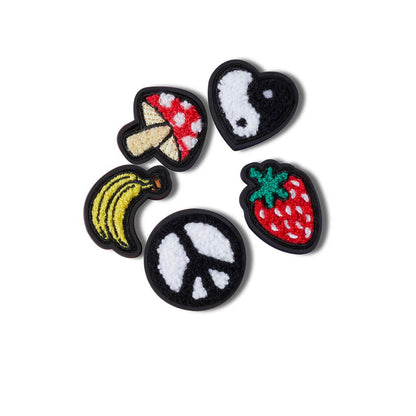 CROCS Jibbitz Peace & Love Tufted Patch 5-Pack Shoes Charm - Supersports Thailand