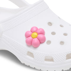 CROCS Jibbitz Puffy Pink Flower Shoes Charm - Supersports Thailand
