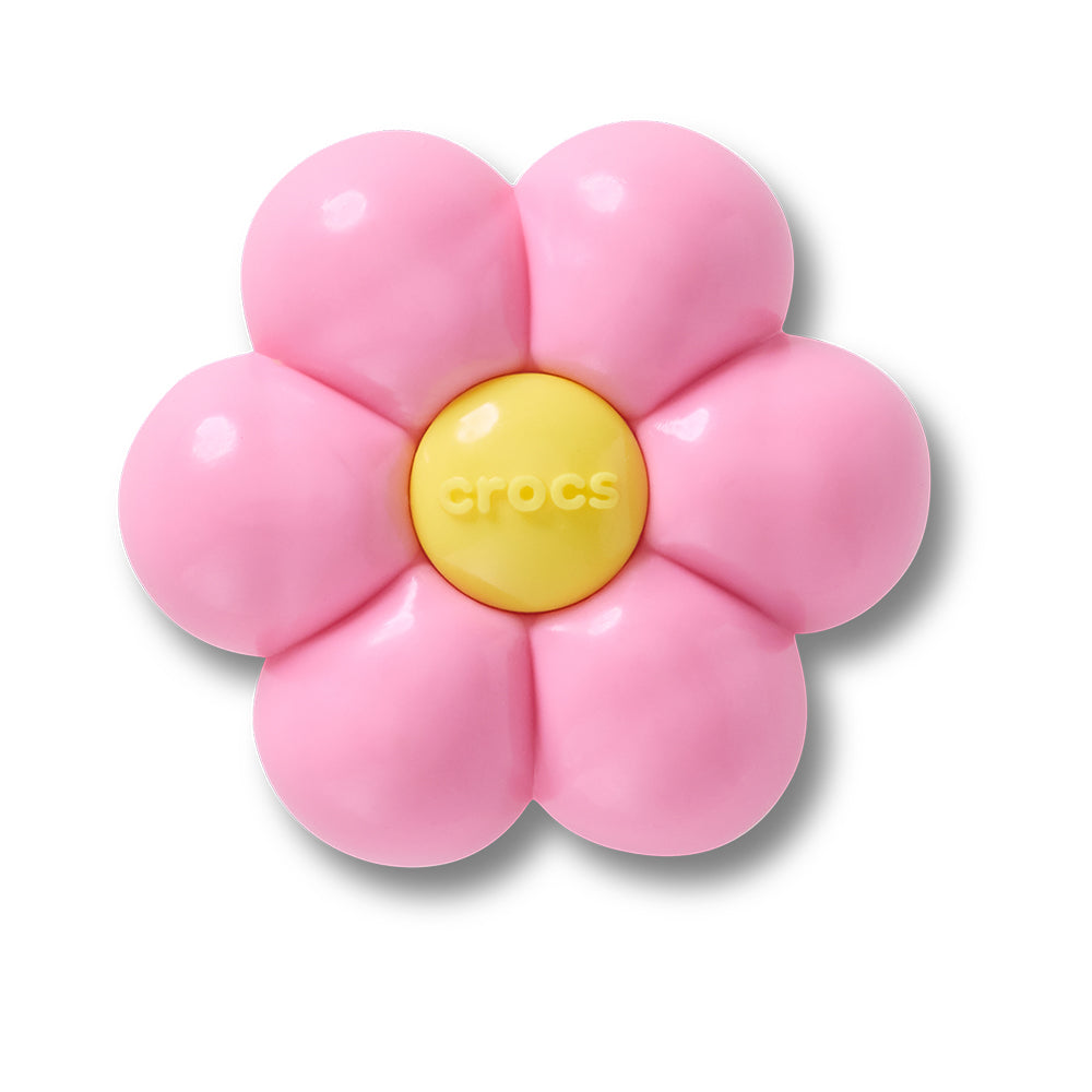 CROCS Jibbitz Puffy Pink Flower Shoes Charm - Supersports Thailand Supersports Thailand