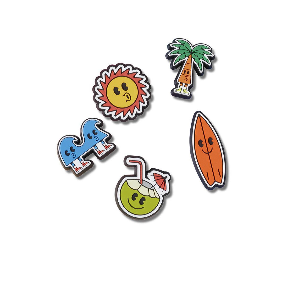 CROCS Jibbitz Tropic Oh 5-Pack Shoes Charm - Supersports Thailand Supersports Thailand