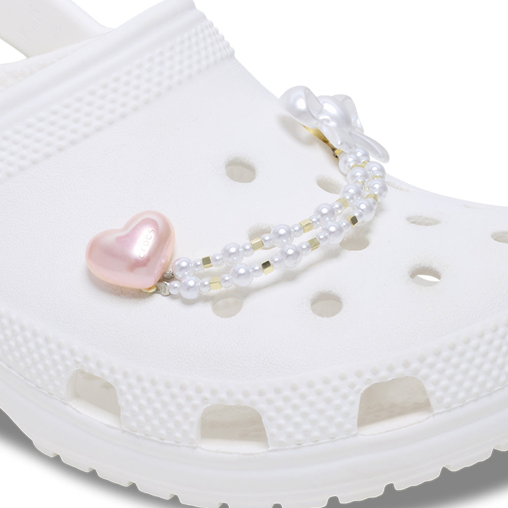 CROCS Jibbitz Heart And Bow Chain Shoes Charm - Supersports Thailand