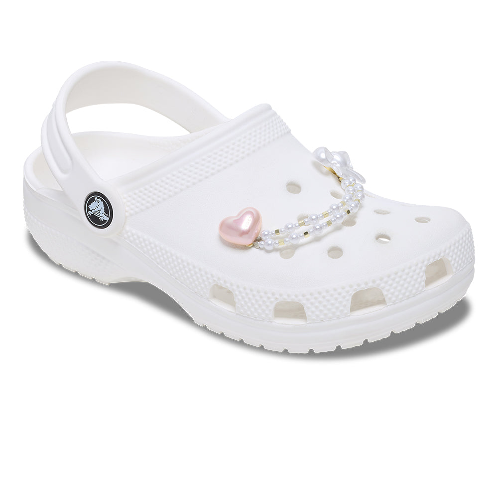 CROCS Jibbitz Heart And Bow Chain Shoes Charm - Supersports Thailand Supersports Thailand