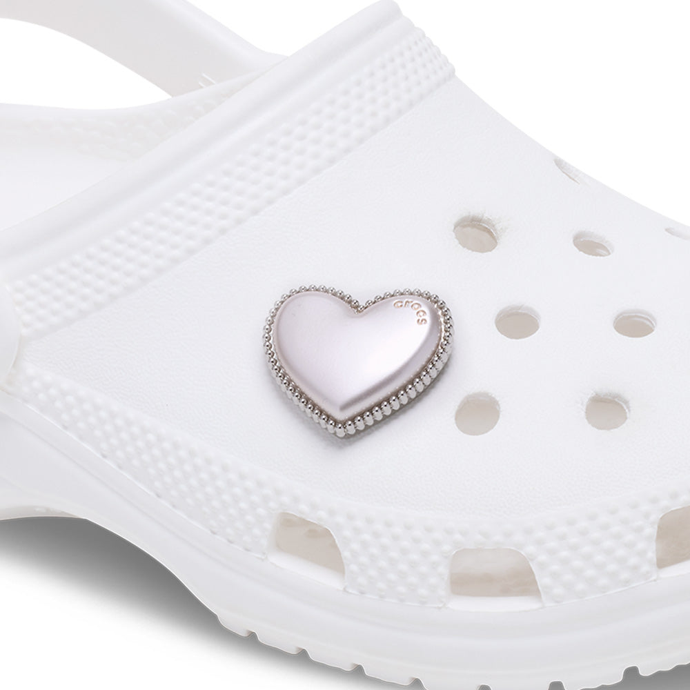 CROCS Jibbitz Pearlized Heart Shoes Charm - Supersports Thailand Supersports Thailand