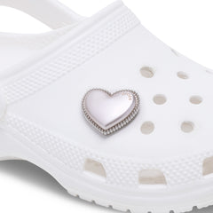 CROCS Jibbitz Pearlized Heart Shoes Charm - Supersports Thailand